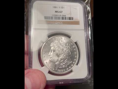 Super clean MS67 Morgan Dollar!