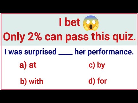 English Test ✍️ I bet, only 2% can pass this question 😱 vocabulary and grammar quiz.