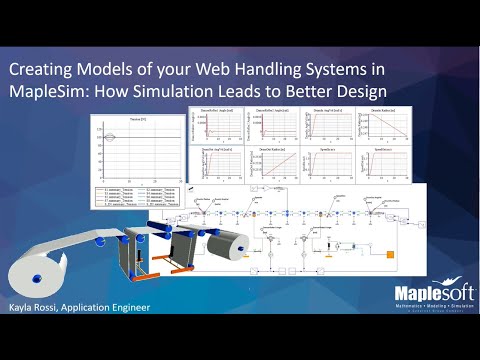 Creating models of your Web Handling Systems in MapleSim: how Simulation leads to Better Design