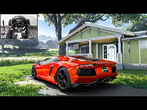 Lamborghini Aventador LP700-4 | The Crew Motorfest | Steering Wheel Gameplay