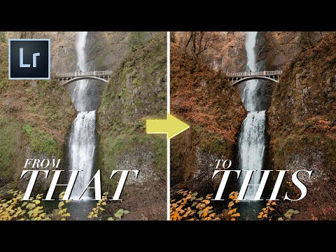 How to make a FALL PRESET in Lightroom (FREE PRESET DOWNLOAD)