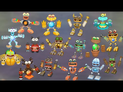 ALL Mini vs Baby Wubbox Fanmade | My Singing Monsters)