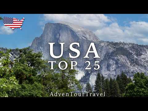 25 Most Beautiful Places to Visit in USA (Travel Video)