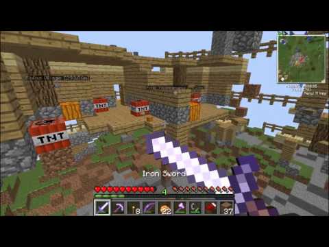 Minecraft Uncut 4: Village Tower Explosion