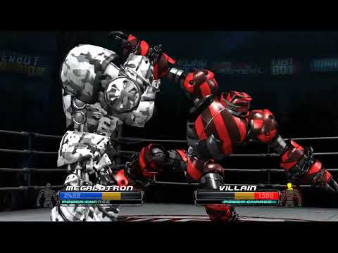 REAL STEEL THE VIDEO GAME/MEGALOTRON vs VILLAIN/