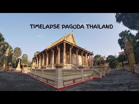 Timelapse Pagoda in ThaiLand 2020|Video-Audio footage HD Free