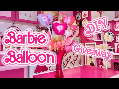 GIVEAWAY!!! DIY BARBIE BALOON PARFAIT! Cutest Baloon Idea from Japan