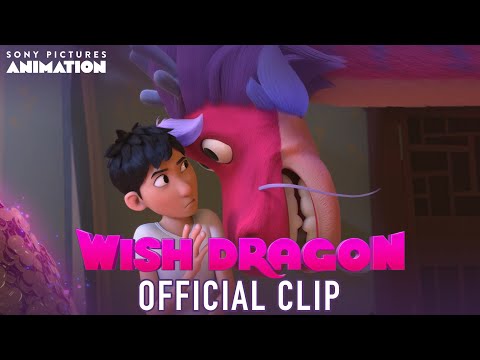 Wish Dragon Clip | What Will Din's Second Wish Be | Sony Animation