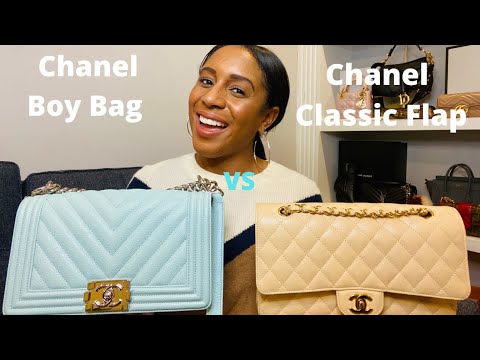 CHANEL CLASSIC FLAP VS BOY BAG: Comparison, Prices, Modshots, what fits inside