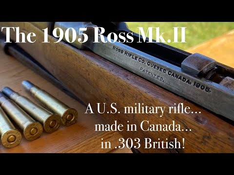 The U.S. Army WWI rifle, made in Canada, in .303 British: the 1905 Ross Mk. II 3*