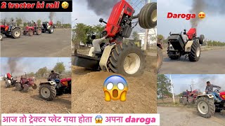 Mahindra 265+eicher 241 🆚 apna daroga kiya tochan. Tractor plat gya hota 😱