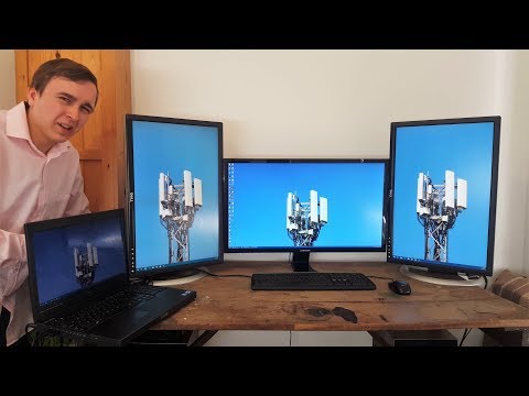 Ultra Cheap 4K UHD Monitor Samsung U28E590D, Quad Screen Setup with Portrait Dell 2405FPWs+Precision