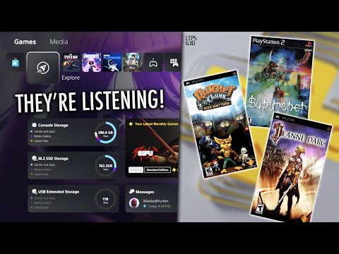 NEW PS5 Home Screen Beta Gets Updated Again. | PS Plus Classic Games Getting Better. - [LTPS #630]