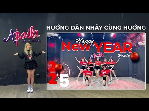 Hướng dẫn nhảy cùng hướng bài HAPPY NEW YEAR REMIX Lời Việt | Zumba Dance | Choreo Bảo Linh | Abaila