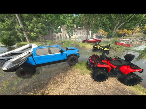 Lost Campers Find Crazy Millionaire | Farming Simulator 25