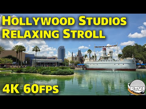 Relaxing Stroll around Disney's Hollywood Studios on a Beautiful Day - Walt Disney World