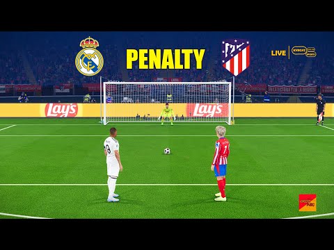 ATLETICO MADRID vs REAL MADRID | Penalty Shootout | UEFA Champions League | PES 21 Gameplay