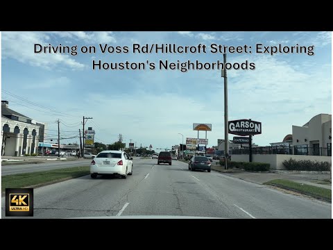 Driving on Voss Rd/Hillcroft Street: Exploring Houston's Neighborhoods | Drive Time #houstontx