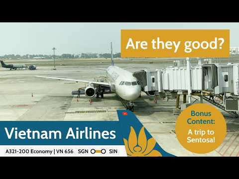 TRIP REPORT | Vietnam Airline's SkyTeam logojet from Ho Chi Minh City to Singapore (in Economy)