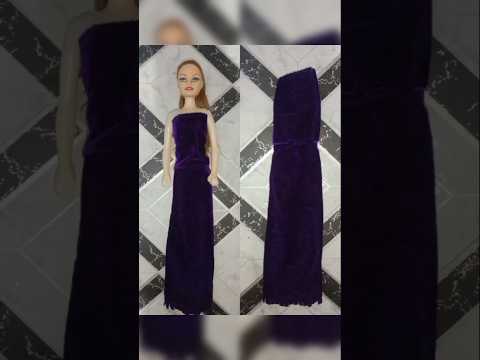 Diy Barbie dress making #like #diy #dress #subscribe