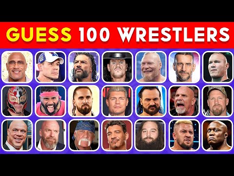 Are You a True WWE Fan? Guess the Top 100 Superstars in 3 Seconds ⏱️✅