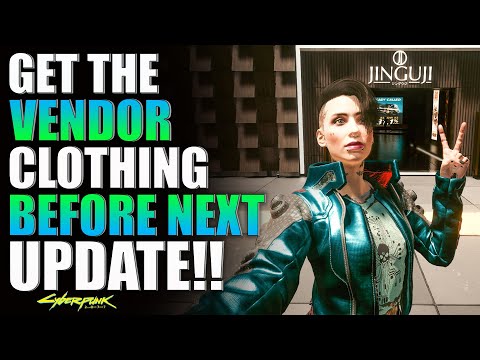 Cyberpunk 2077 Get The Vendor Clothing Before The Next Update!! (Legendary Clothes)