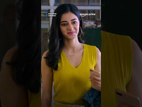 Kartik Aaryan's Sweet Encounter with Ananya Pandey in Pati Patni Aur Woh 💕| #primevideoindia #shorts