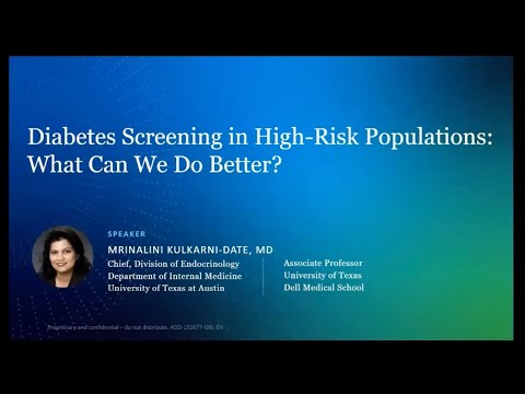 Diabetes Screening in High-Risk Populations: What can we do better?