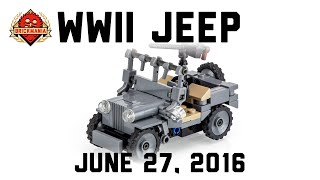 New Release - WWII US Army Jeep | Custom LEGO Military