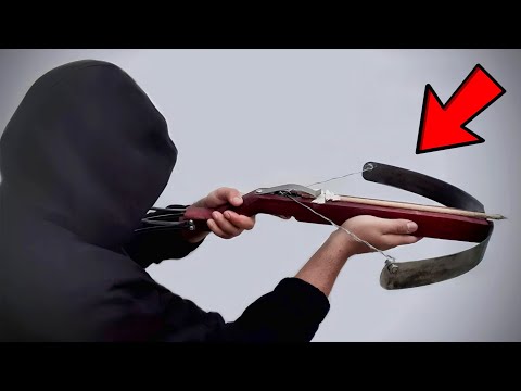 I Built a Crossbow… It’s Dangerous!