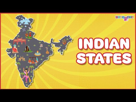 Indian states name Part 1 | 28 States I India | States | Indian states | India map #india