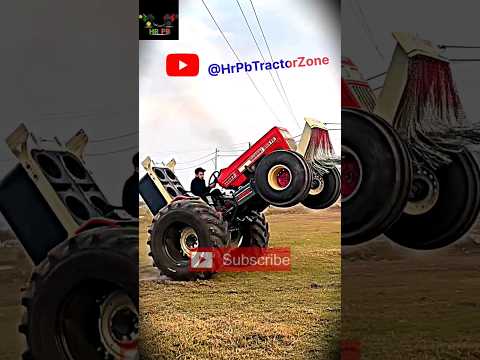 John Deere🚜+ Swaraj 855❌का तड़कता फड़कता👿Stunt🚫😀 || Nishu Deshwal Stunt #viral #tractortochan #nishu