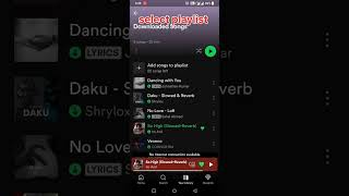 Download Spotify song offline free and primium #shorts #short #spotify #trending #viral