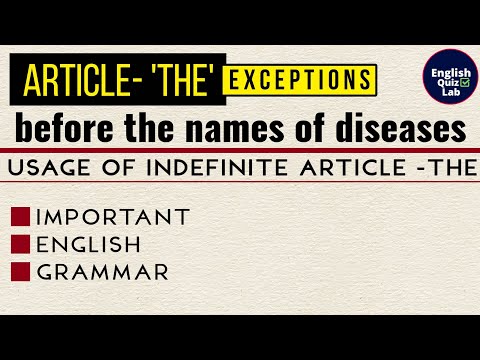 Definite article-the | Exceptions