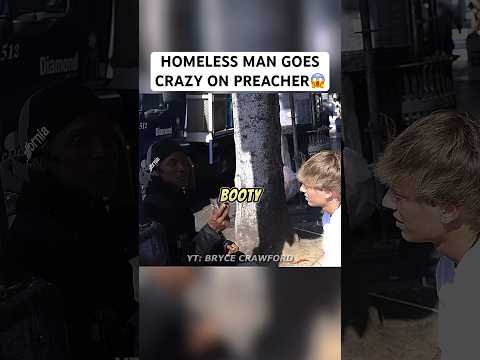 Homeless Man Violates Preacher😱 #viral #shorts