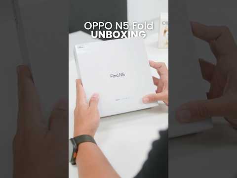 Silently Unboxing The OPPO Find N5  🤫