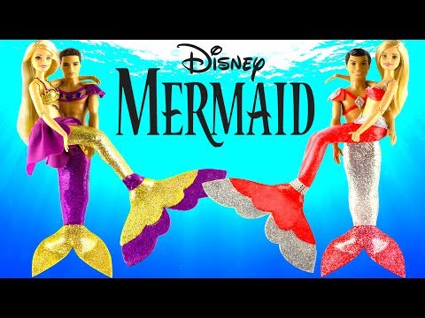 Play doh mermaid princess Rapunzel Flynn Cinderella Charming princess play doh videos