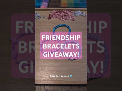 Friendship bracelet GIVEAWAY! Details in caption #giveaway #friendshipbracelets #diy #contest #craft