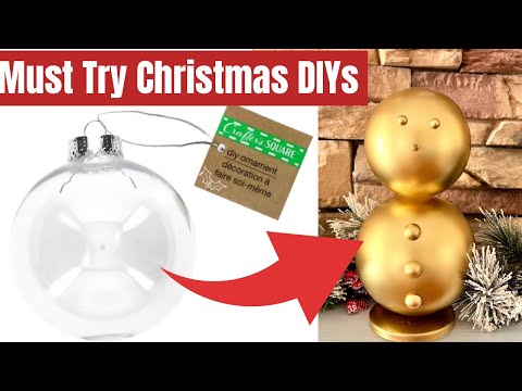 Must Try Christmas DIYs | Dollar Tree Christmas DIYs