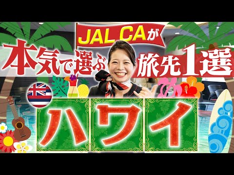 JALのCAが1つだけ選ぶならどこに行く？旅先1選！！【ハワイ】