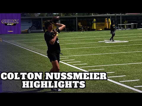 Colton Nussmeier LSU Elite Camp Highlights