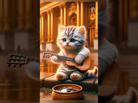 🐱Will you stop for the kitten's musical journey? #trending #shorts #ytshorts