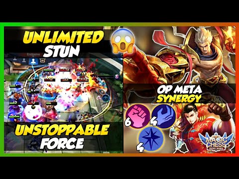 UNLIMITED STUN?! | OVERPOWER META GAMEPLAY | MAGIC CHESS BEST SYNERGY | MLBB