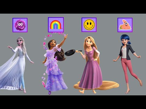 Miraculous, Elsa, Encanto and Rapunzel Enchanting Transformations  Stars wow