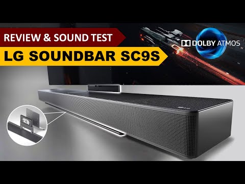 LG SC9S Unboxing - Install - Review & Sound Test LG Soundbar Dolby Atmos