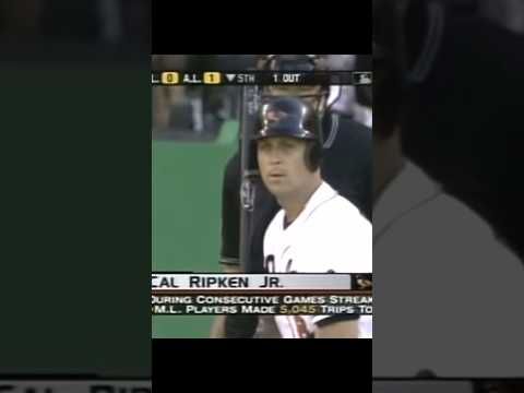 Cal Ripken Jr Final Career All-Star Game At Bat 2001 #MLB All-Star Game #baseball