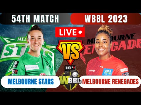 🔴WBBL Live | Melbourne Stars Women vs Melbourne Renegades Women🔴MLSW vs MLRW Live