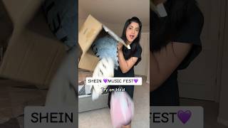 SHEIN TRY ON HAUL 💜MUSIC FEST HAUL💜SHEINmusicfest #SHEINforAll #loveshein #ad #shein #shorts