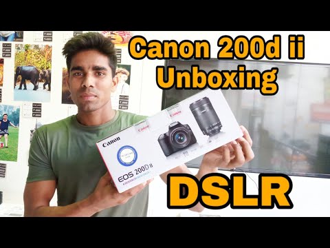 Canon EOS  200d Mark ll Unboxing  ll 4k Camera