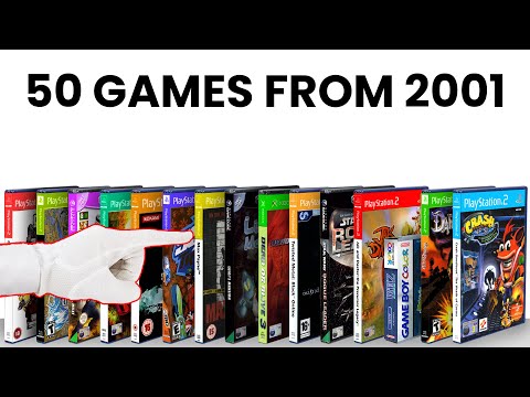 Unboxing 50 Games of 2001 (Unboxing + Gameplay)